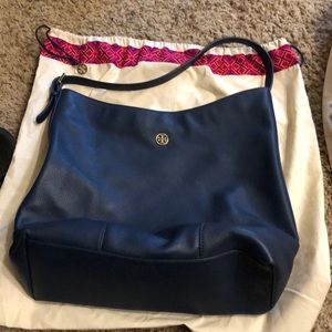Tory Burch Navy Shoulder Bag